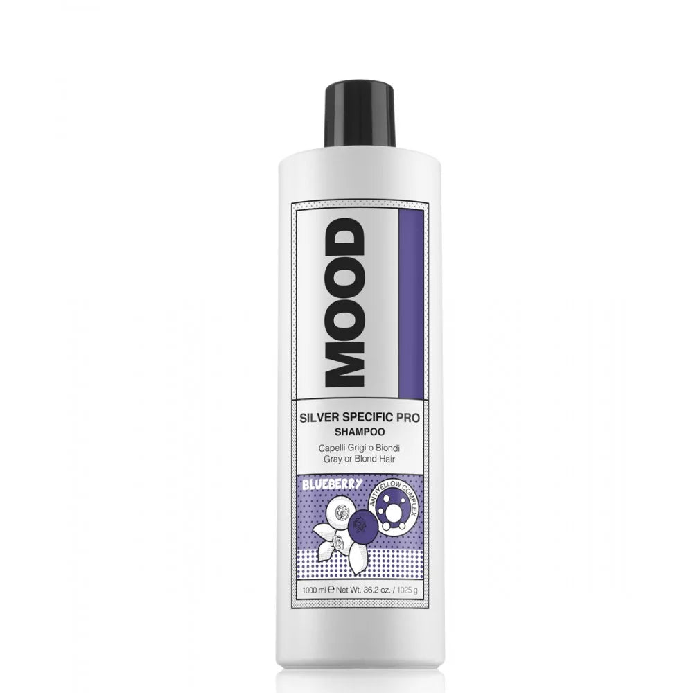 Mood Silver Specific Shampoo Antigiallo Capelli Grigi o Biondi 1000ML