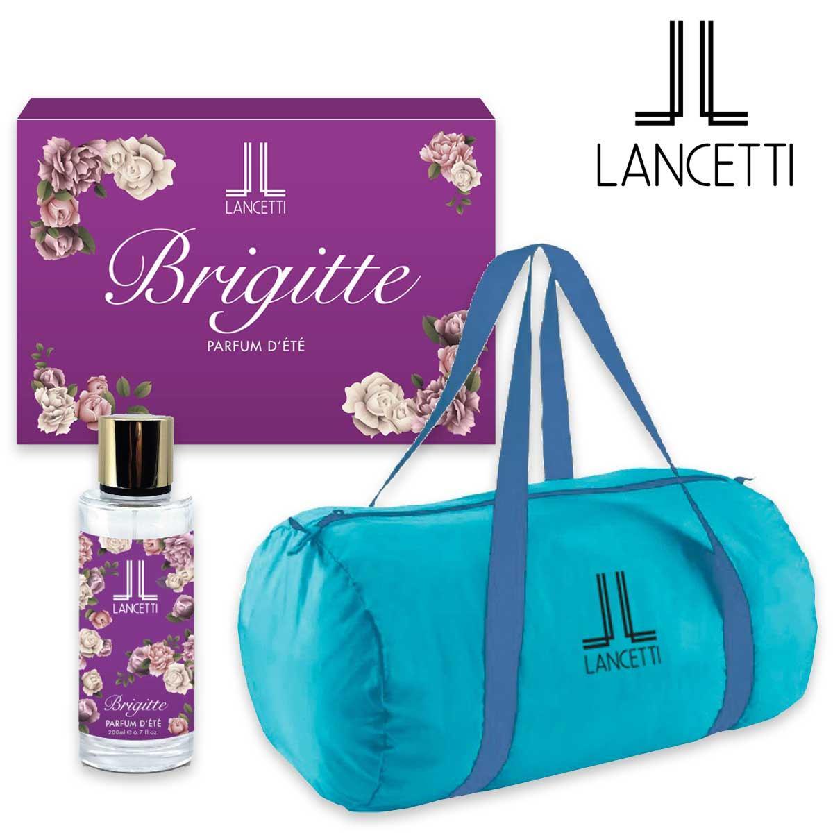 Lancetti parfum d'Etè BRIGITTE  pour Femme 200 ml + Borsone