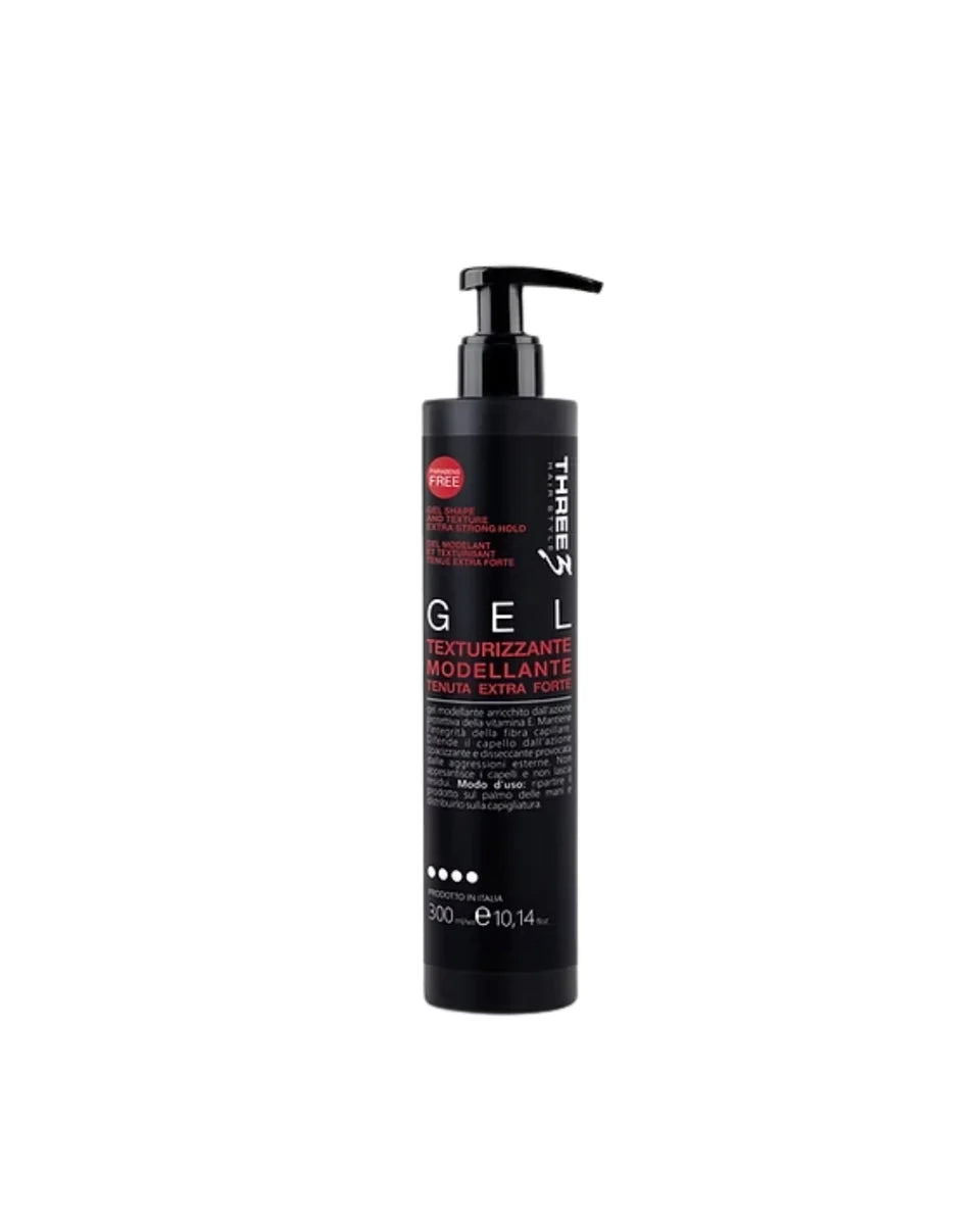 Faipa Gel Texturizzante Modellante Tenuta Extra ForteTHREE3 300ml
