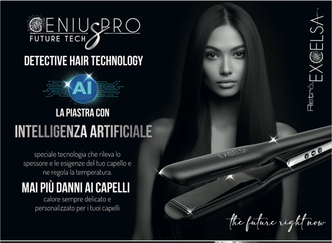 Retro Excelsa Genius Pro SMALL Piastra con Intelligenza Artificiale RUP-R962S