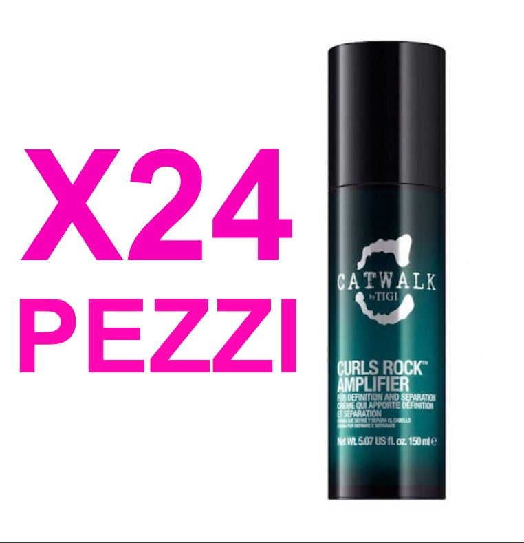 Tigi Catwalk Curls Rock Amplifier Per Capelli Ricci 150 ml KIT 24pz