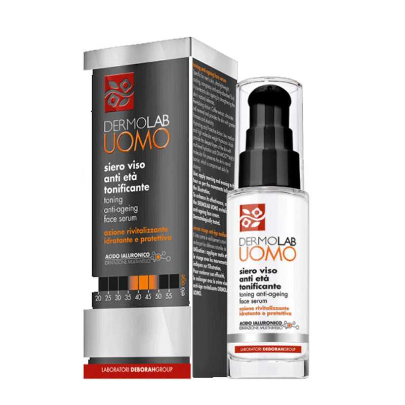 Dermolab Uomo Siero Viso Anti Età Tonificante 30ml