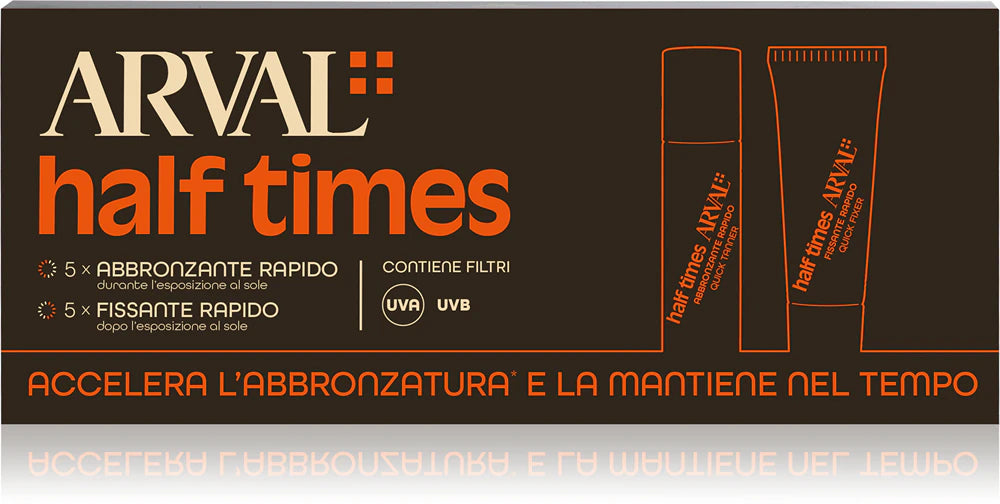 Arval Half Times Fast Tanning 5 Bottle + 5 Tube