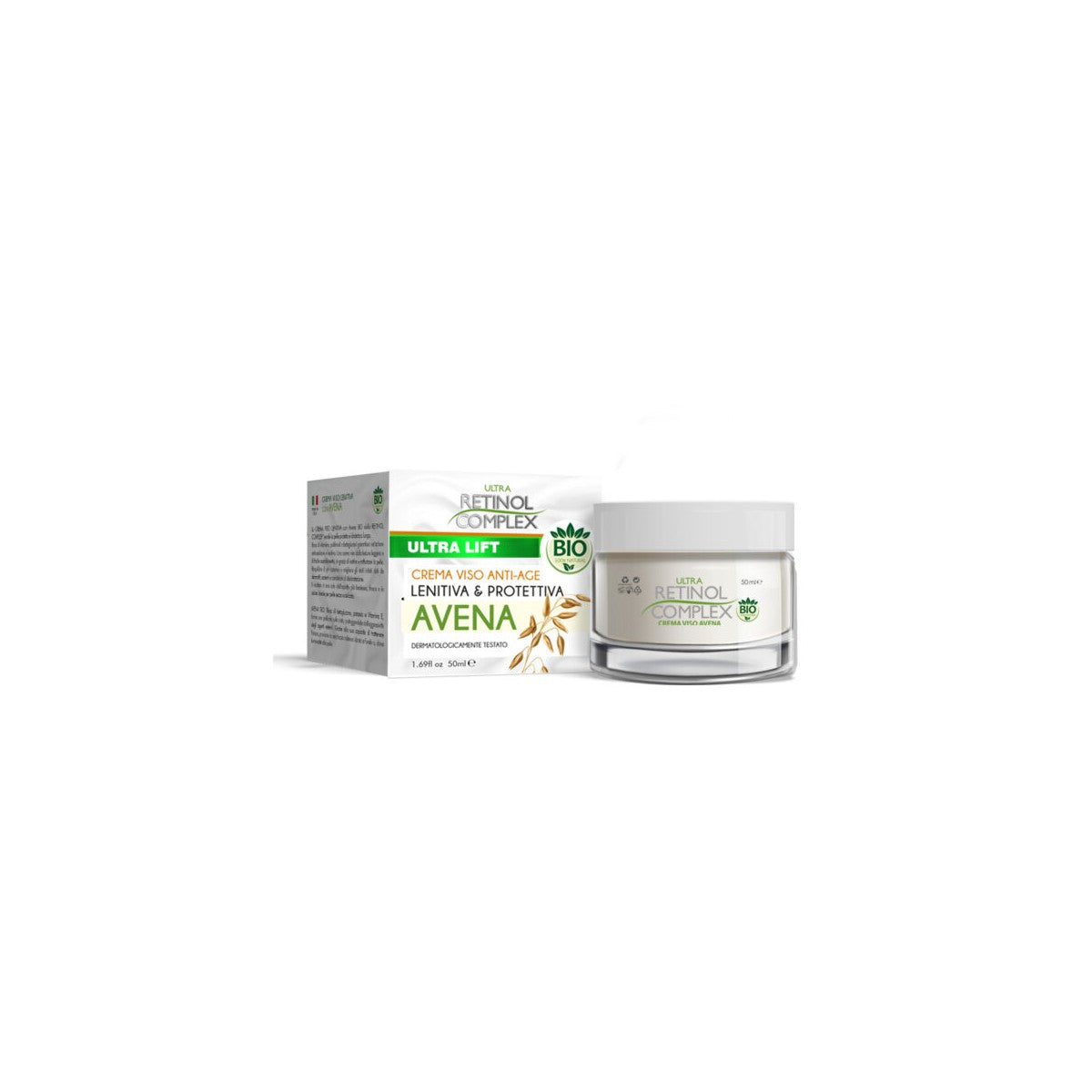 Ultra Retinol Complex Crema Viso Bio Anti Età Avena 50ml
