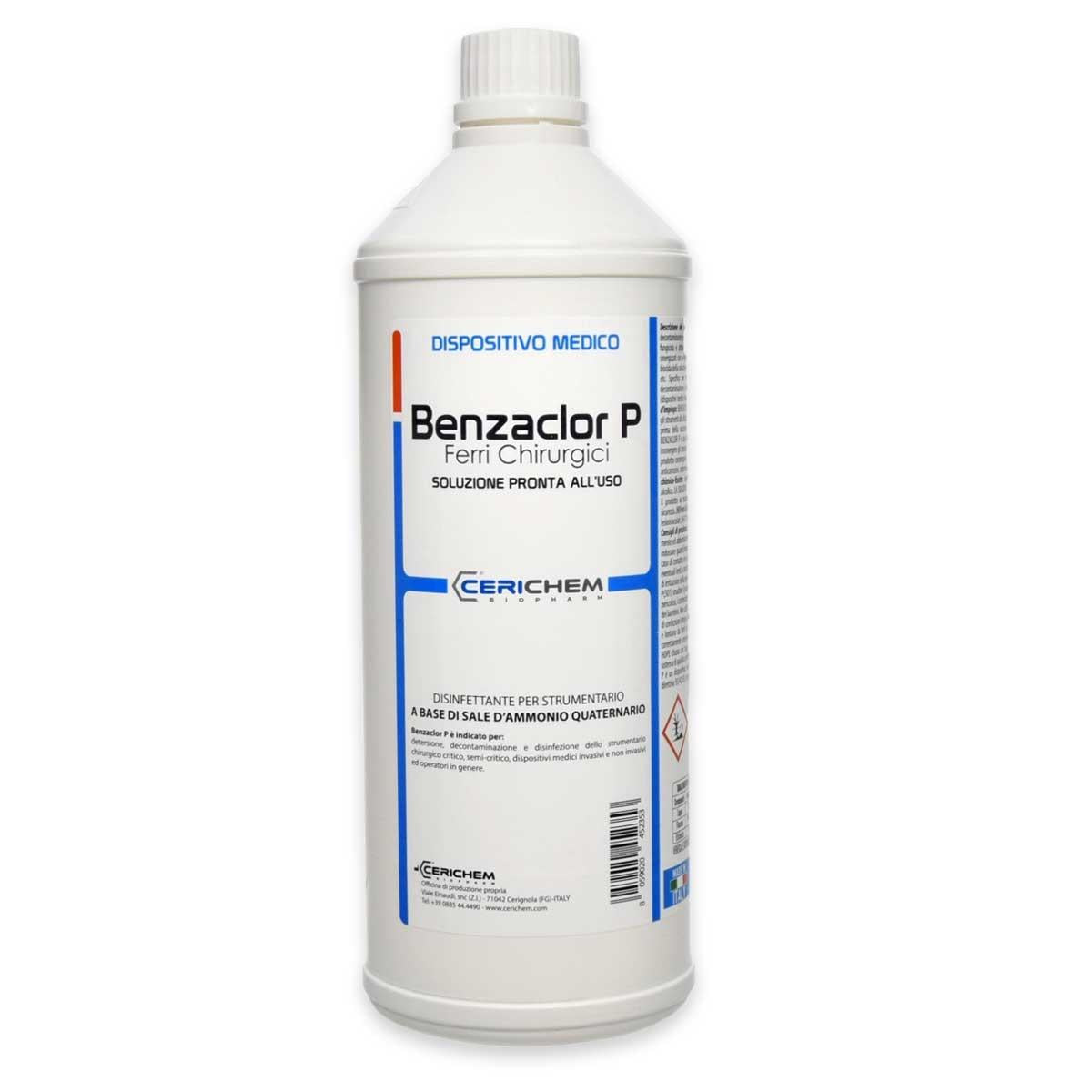 Benzaclor Liquido per disinfezione dello strumentario 1 litro
