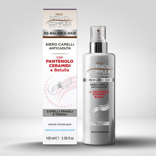 Trico Retinol Complex Siero Capelli Anticaduta con Ceramidi, Pantenolo e Betulla 100ml