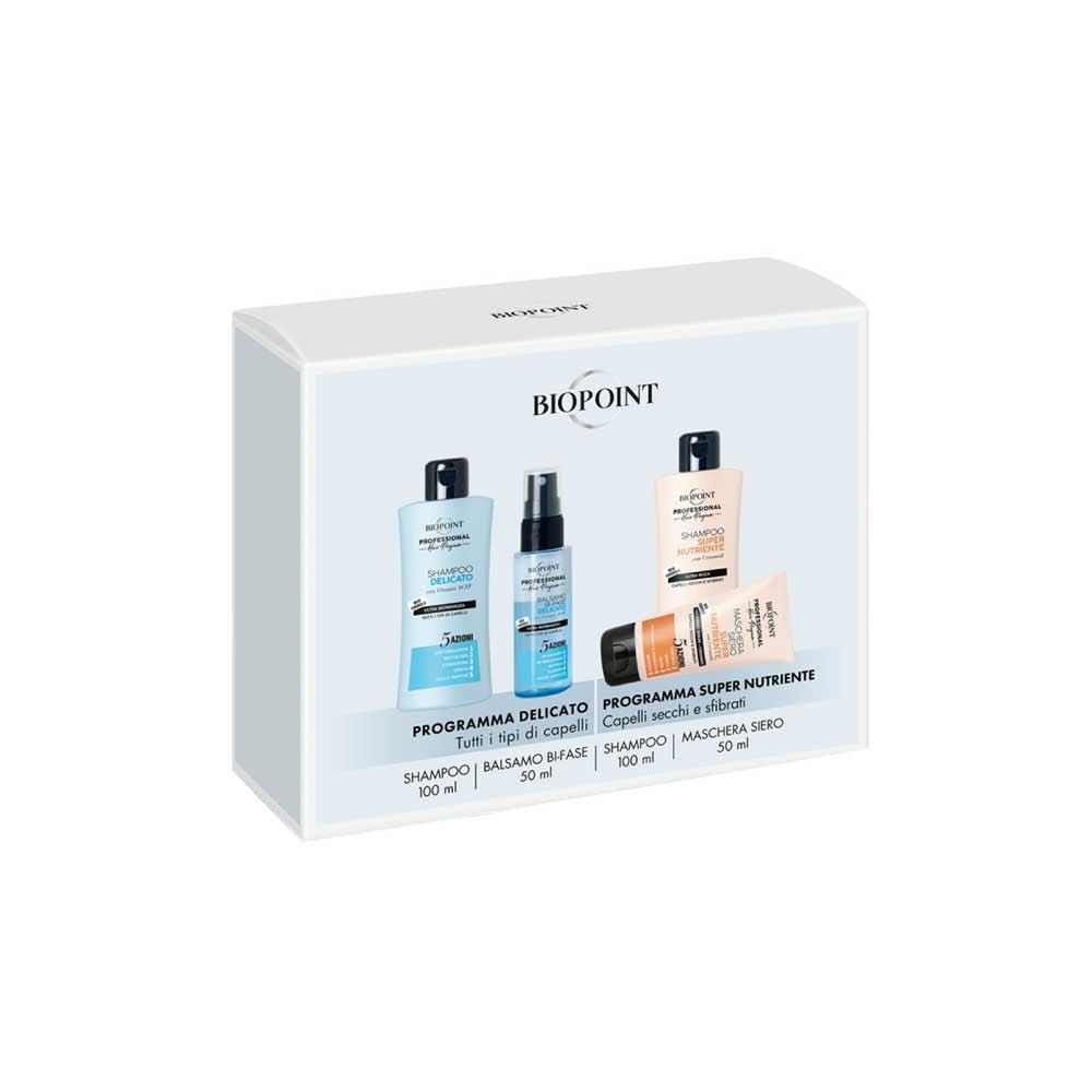 Biopoint Programma Delicato e Super Nutriente Kit Capelli Cofanetto Regalo