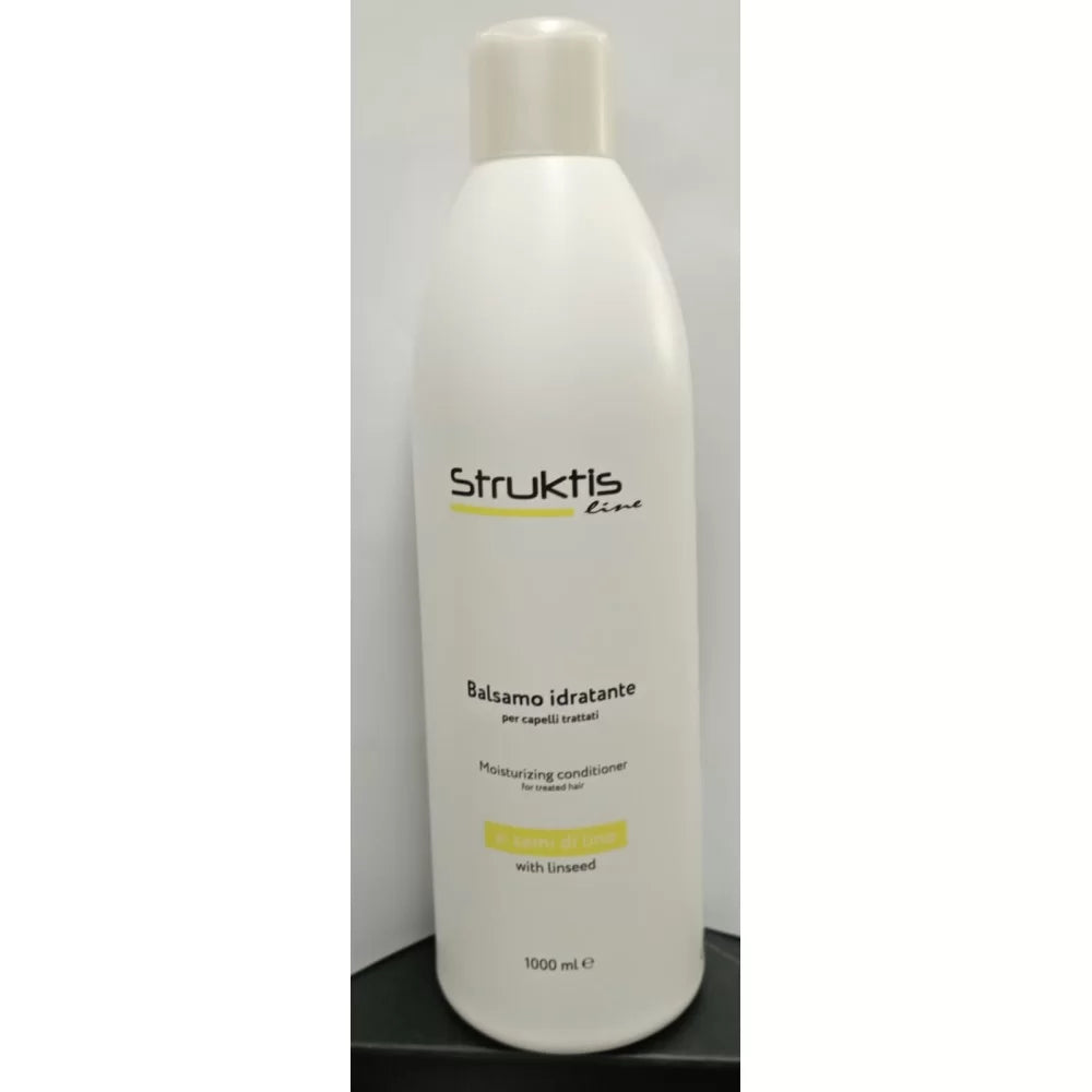 STRUKTIS Balsamo Idratante per Capelli Trattati ai Semi di Lino 1000ml