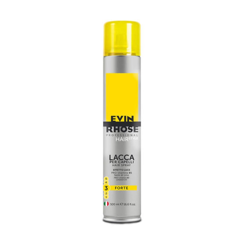 Evin Rhose Lacca Spray Per Capelli Forte 3 500ml