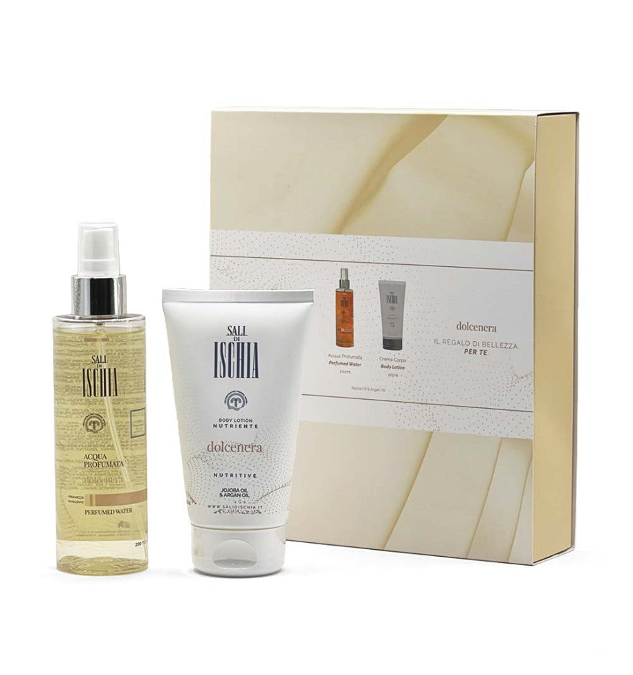 Sali di Ischia Cofanetto Regalo Dolcenera Acqua Profumata e Crema Corpo