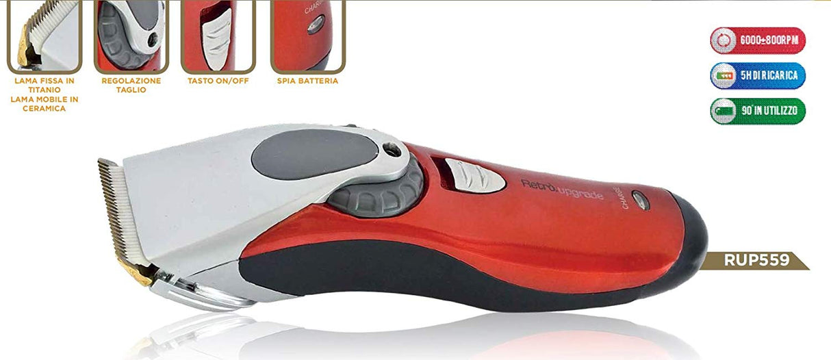 Retro.Upgrade Clipper Professionale Cordless Rup-559