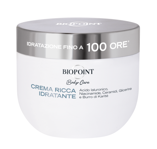 Biopoint Body Care Crema Ricca Idratante fino a 100ore 400ml