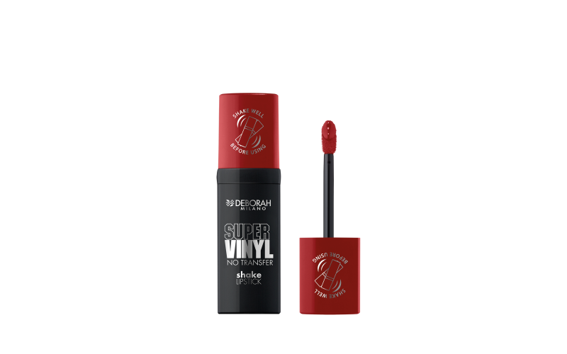 Deborah Milano Super Vinyl  Shake Lipstick No Transfer