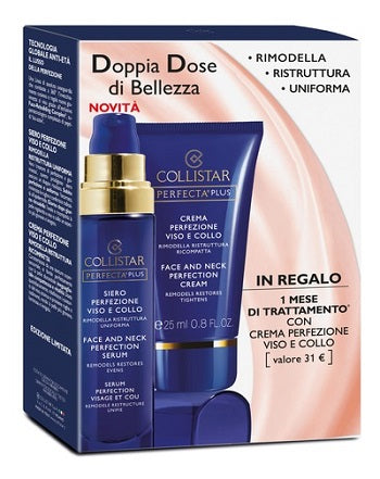 Collistar Perfecta Plus Siero Perfezione Viso e Collo + Crema Perfezione Viso e Collo 25ml