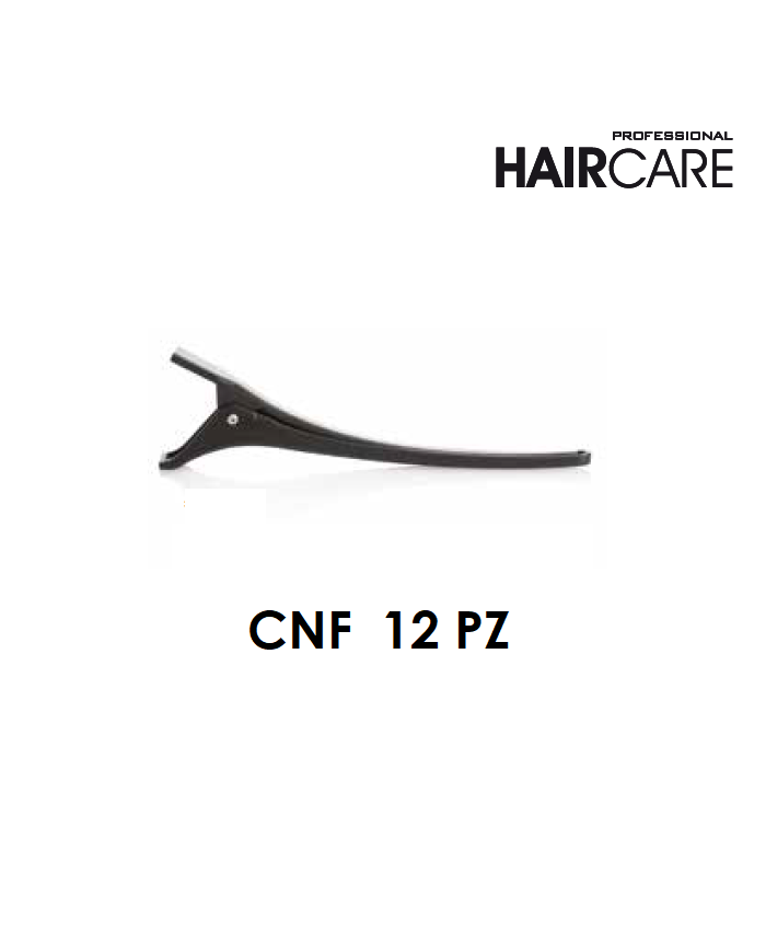 Pinzoni Maxi Clip Plastica Nero Cm.11,50 12 Pz - Xanitalia 370.308