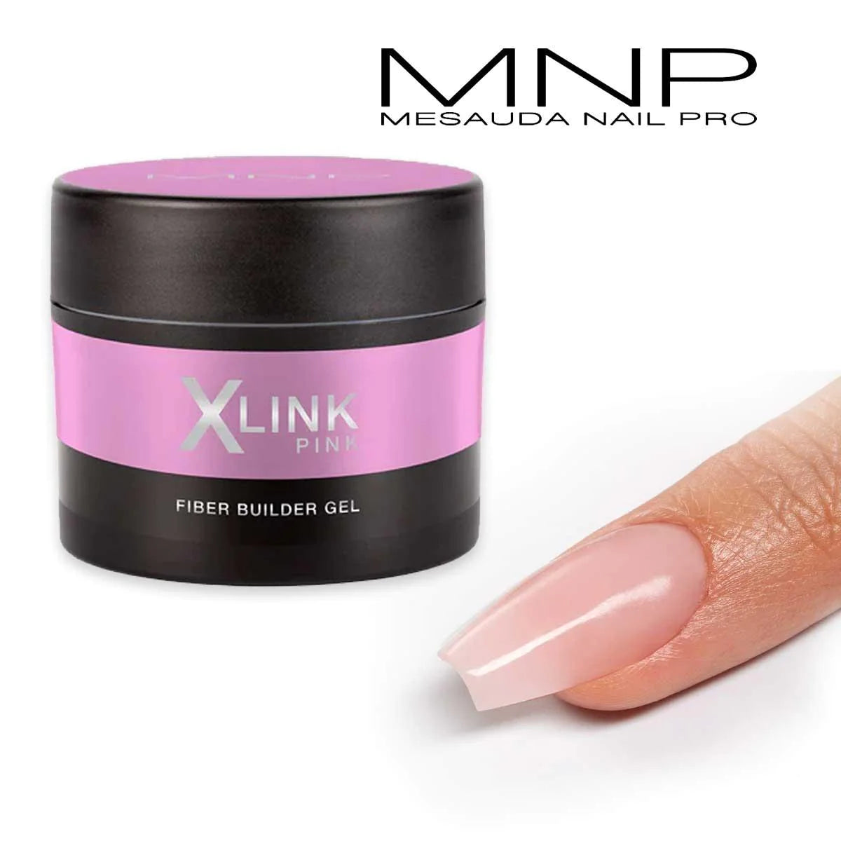 Mnp Xlink Fiber Builder Gel Pink