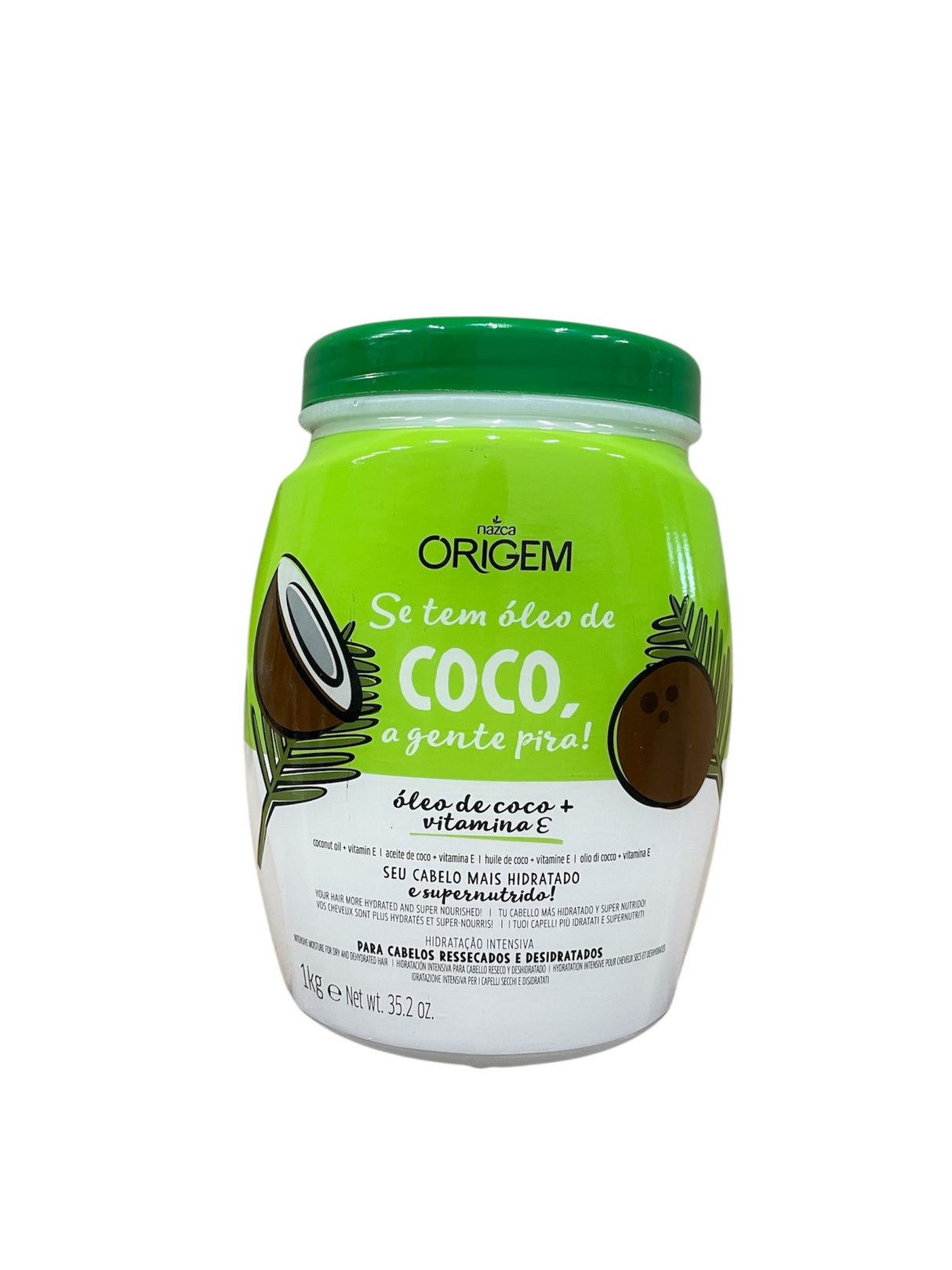 NAZCA Origem Maschera al COCCO e Vitamina E Idratante Intensiva 1KG