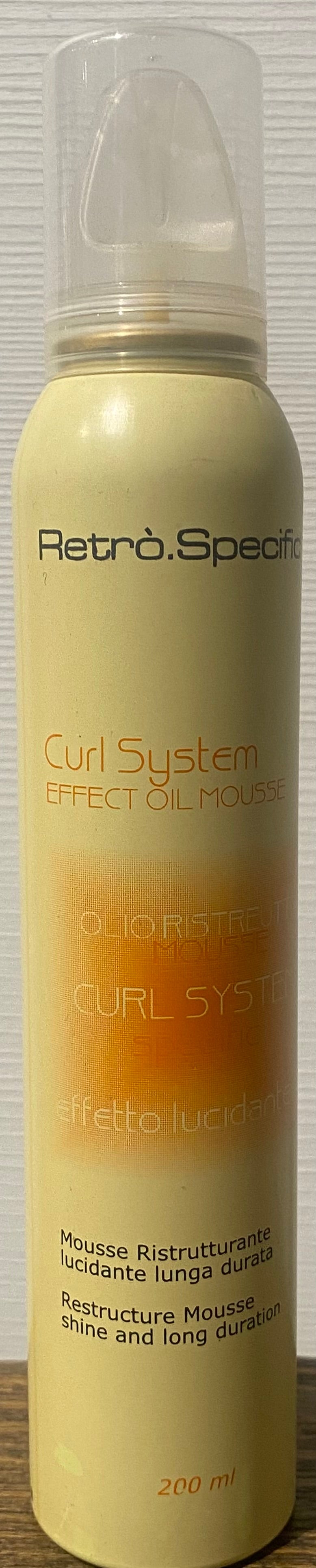 Retro.Specific ZERO5 Curl System Effect Oil Mousse 200ML