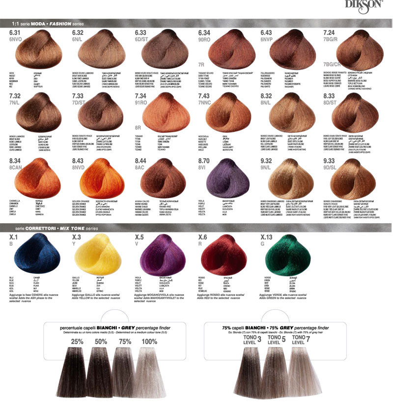 Dikson Color NEW Colorazione Permanente 120ml