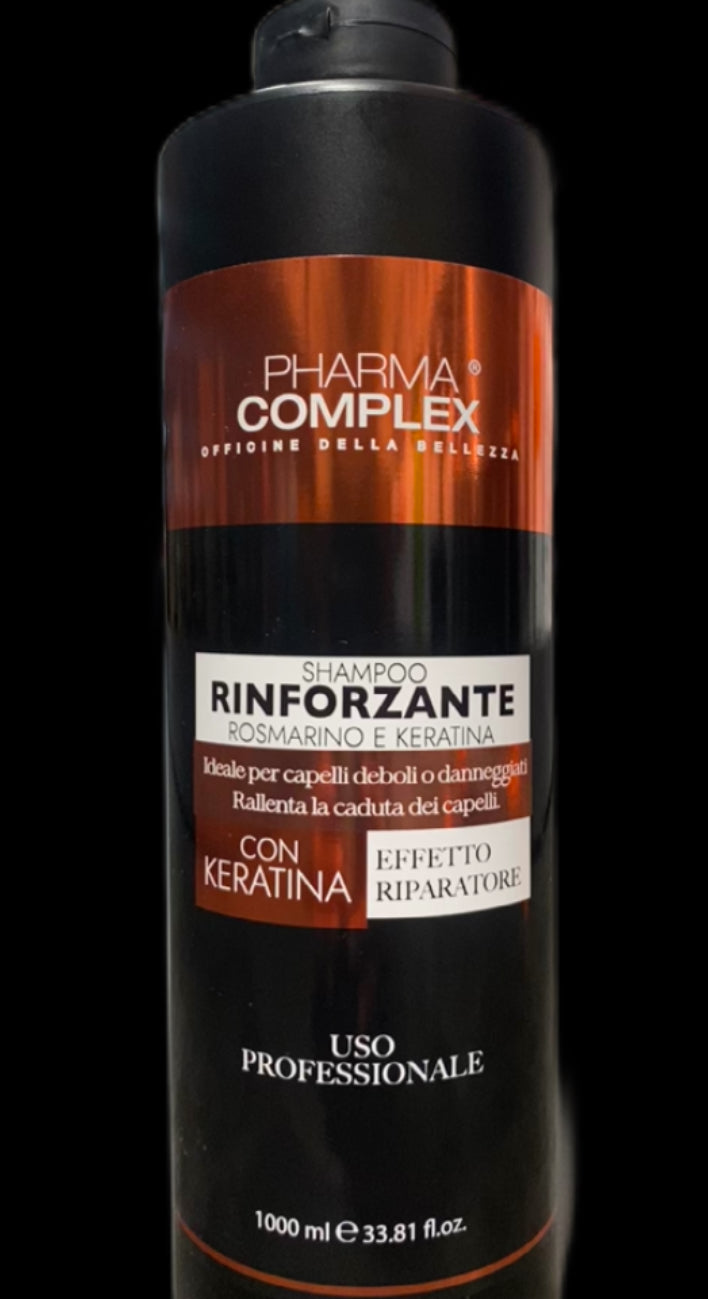 Pharma Complex Shampoo Rinforzante con Rosmarino e Keratina 1000ml