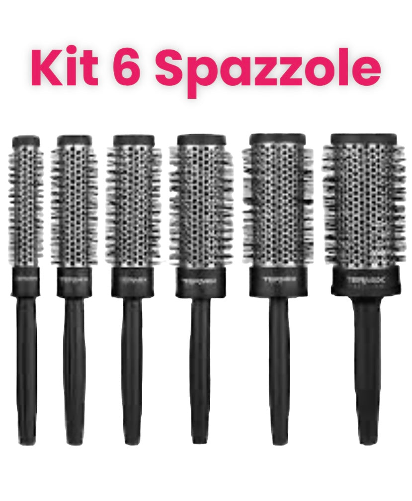 Termix Kit 6 Spazzole Termiche Professionali