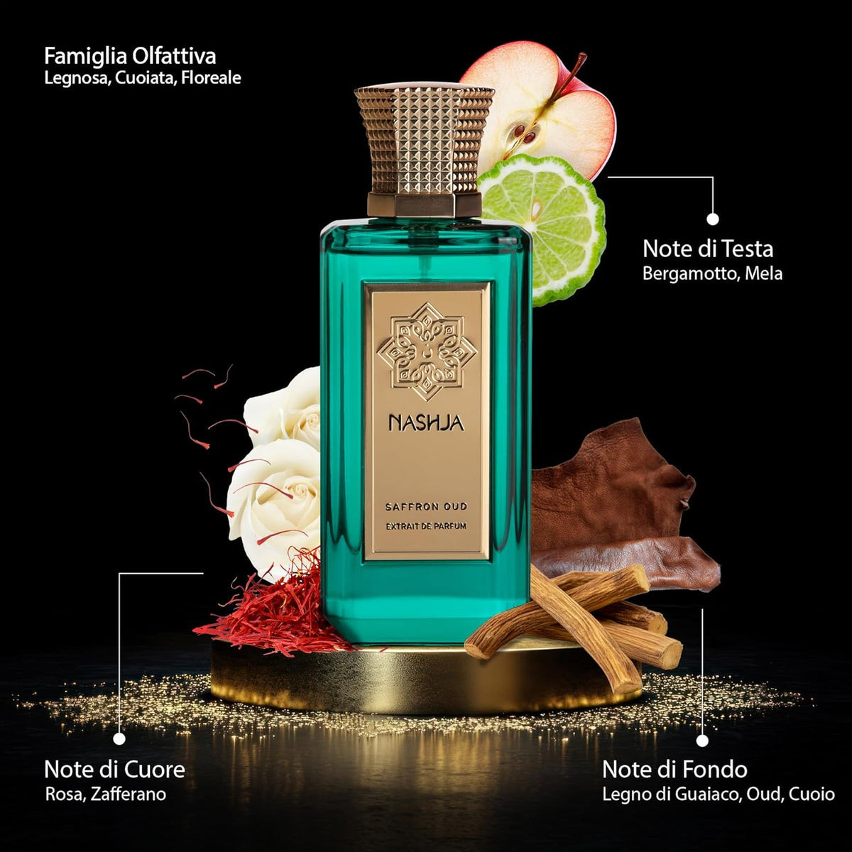 NASHJA Saffron Oud Extrait de Parfum 100ml