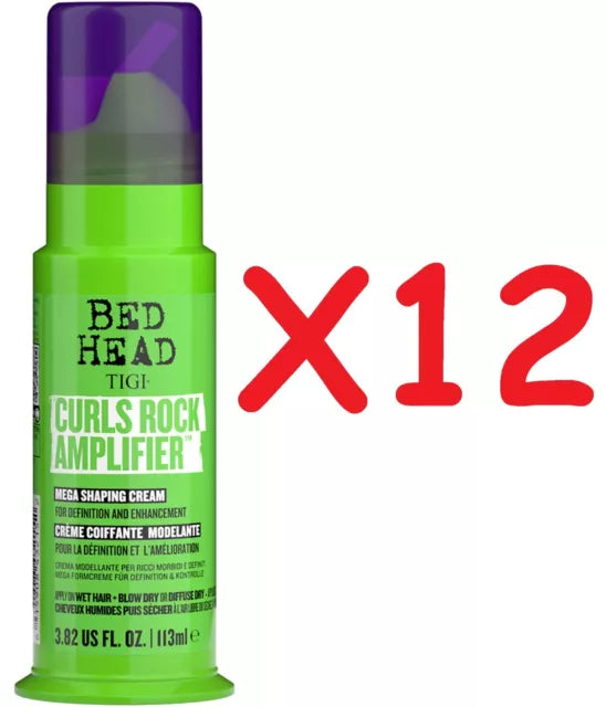 Tigi Bed Head Curls Rock Amplifier Per Capelli Ricci 113 ml 12 pezzi