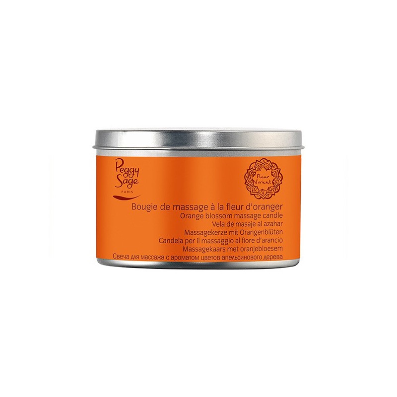 Candela da massaggio ai fiori d'arancio 120g Peggy Sage