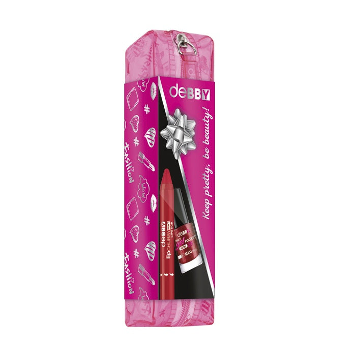 DEBBY – KIT POCHETTE 2020 – KIT LABBRA – ROSSETTO+SMALTO