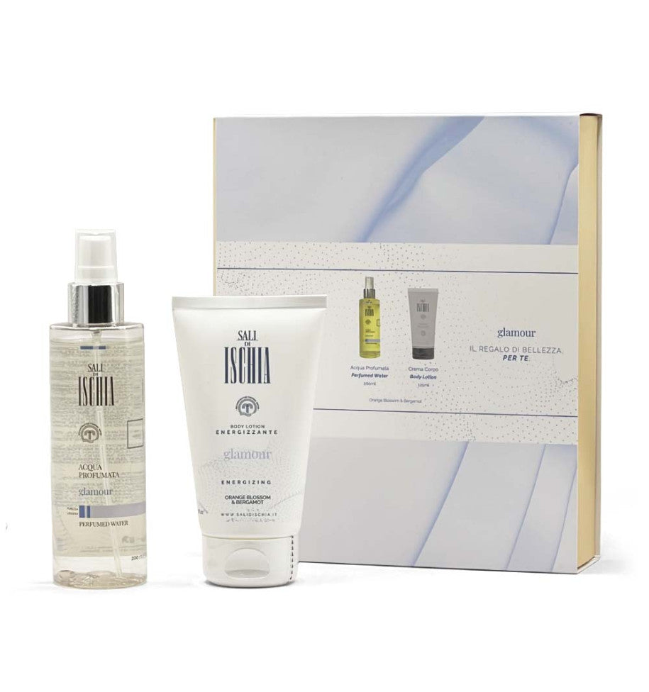Sali di Ischia Cofanetto Regalo Glamour Acqua Profumata e Crema Corpo