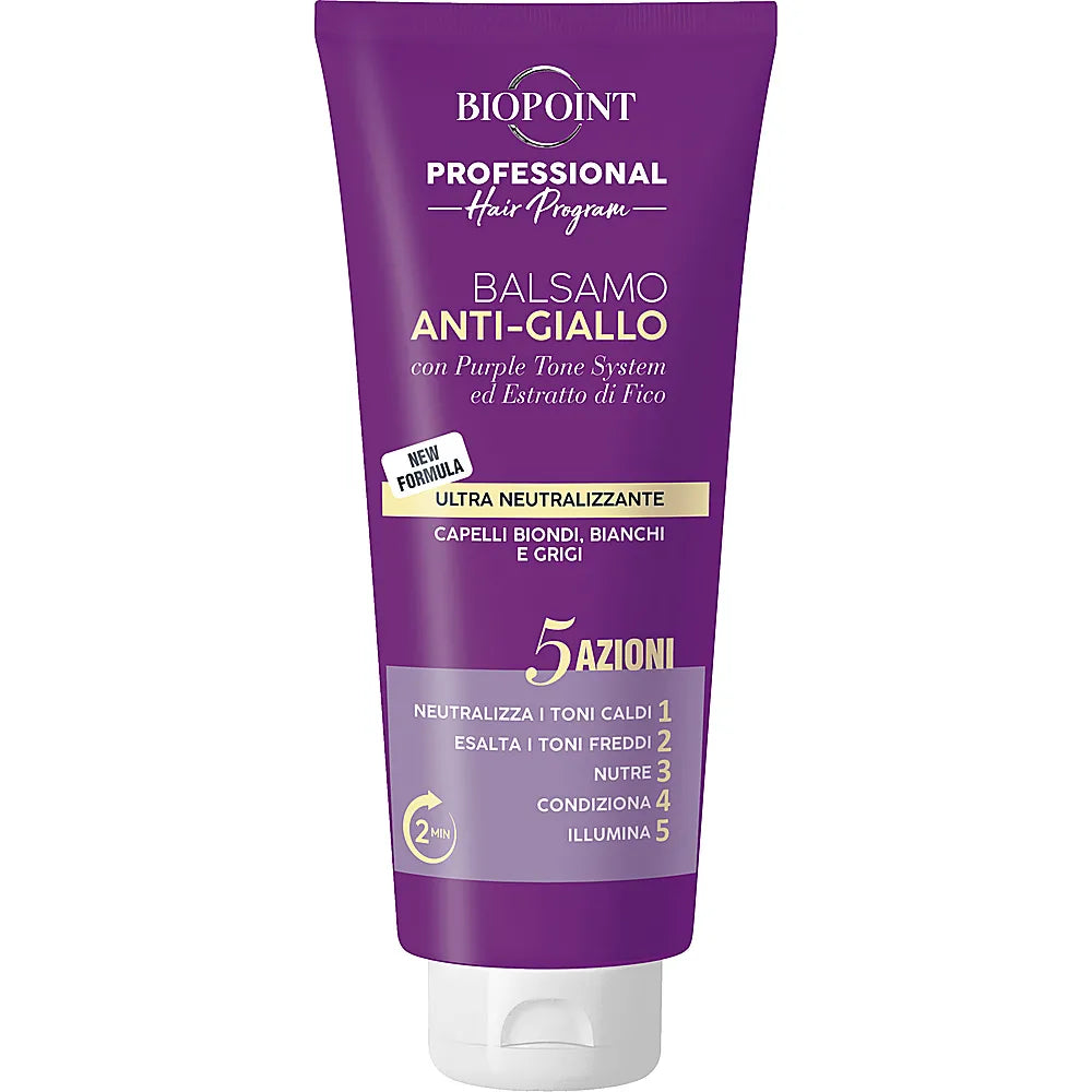 Biopoint Professional Hair Program Balsamo Anti-Giallo 350Ml