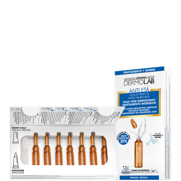 Dermolab  Anti Età Fiale viso Rimpolpanti Trattamento Intensivo 7 x 1.8ml