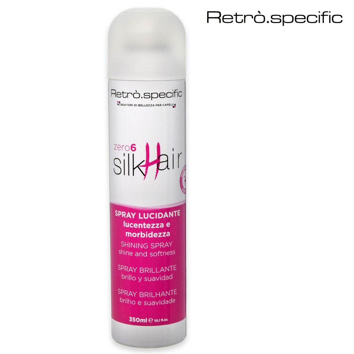 Retrò.Specific zero6 Silk Hair Spray Lucidante e Morbidezza 350ml