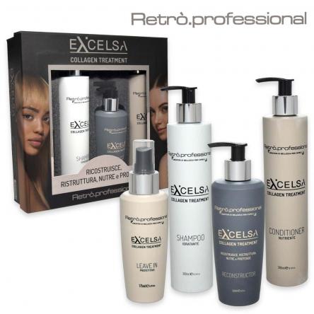 Kit EXCELSA Collagen Treatment Retrò Professional