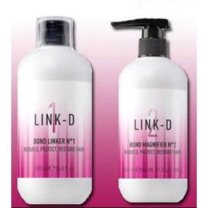 Link-D 2 x 500 ml Rebuild, Protect, Restore Hair Tratamiento Protector