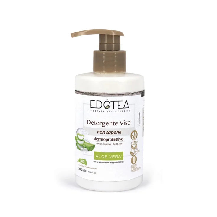 Edotea Detergente Viso Aloe Vera 300ml Non Sapone Dermoprotettivo