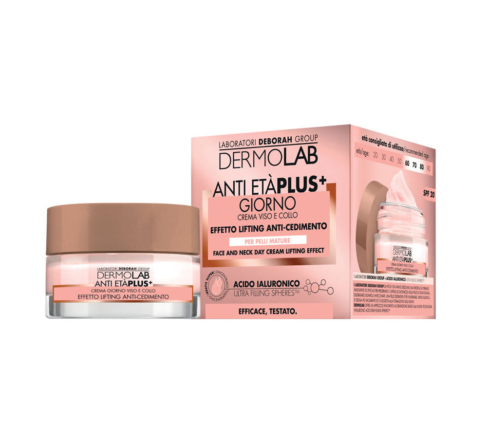 Dermolab Anti Età Plus Crema Giorno Viso E Collo Effetto Lifting Anti-Cedimento