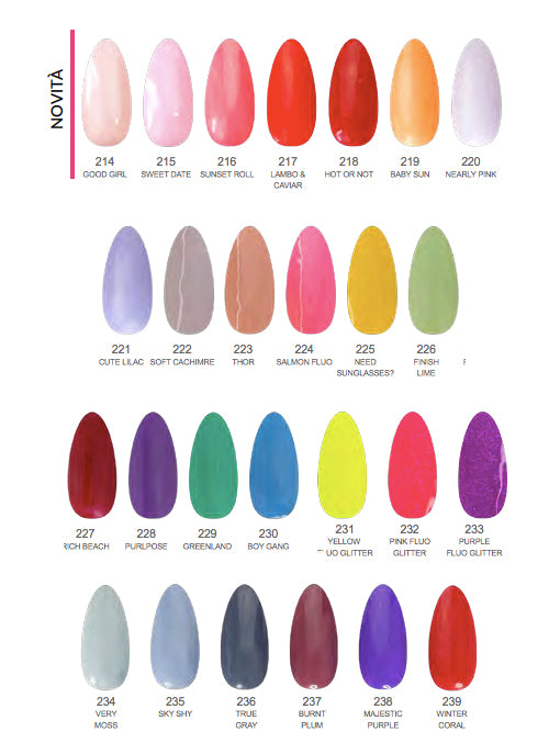 Layla Gel Polish smalto semipermanente soak-off 10ml da 1 a 139