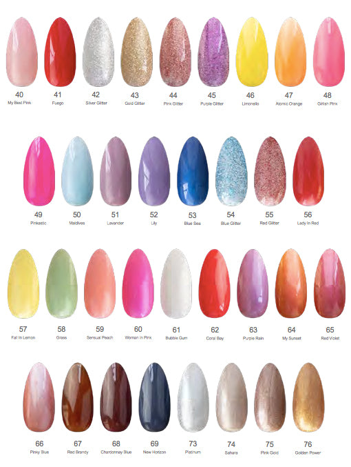 Layla Gel Polish smalto semipermanente soak-off 10ml da 1 a 139