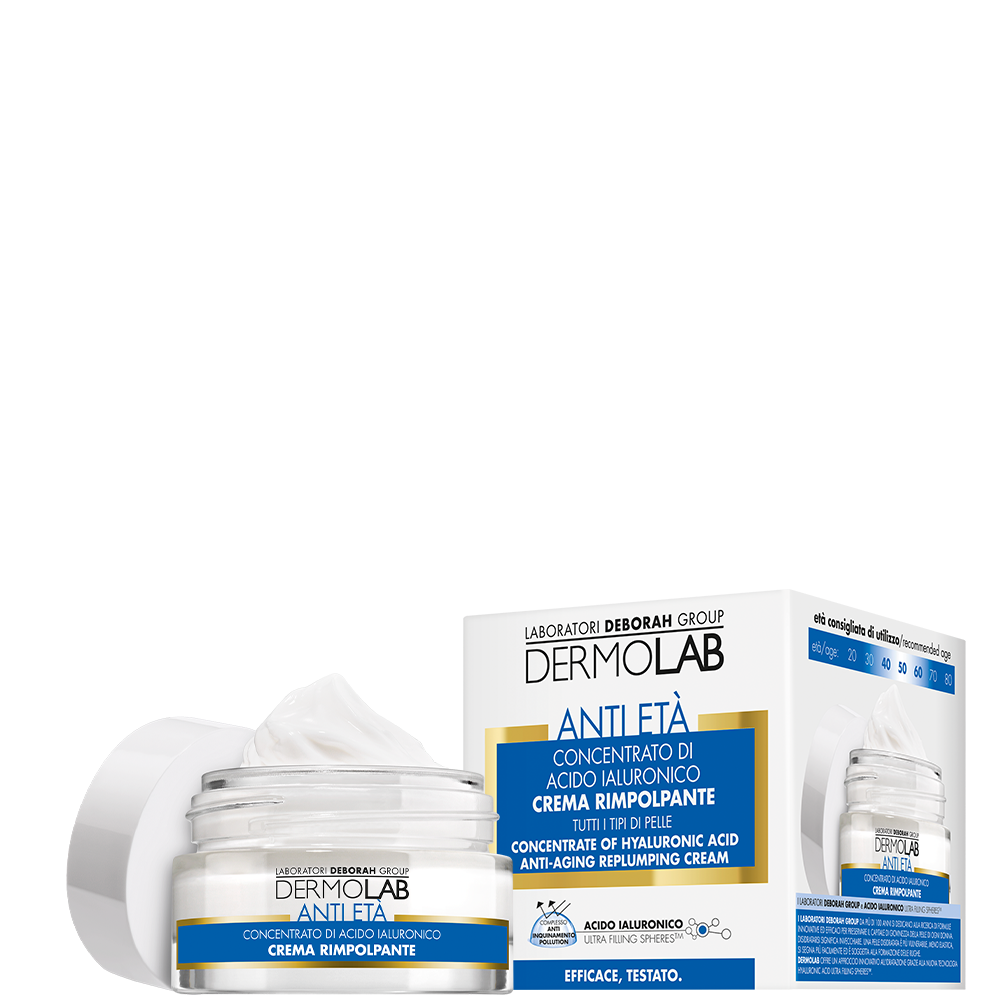 Crema rimpolpante anti-età concentrato di acido ialuronico
