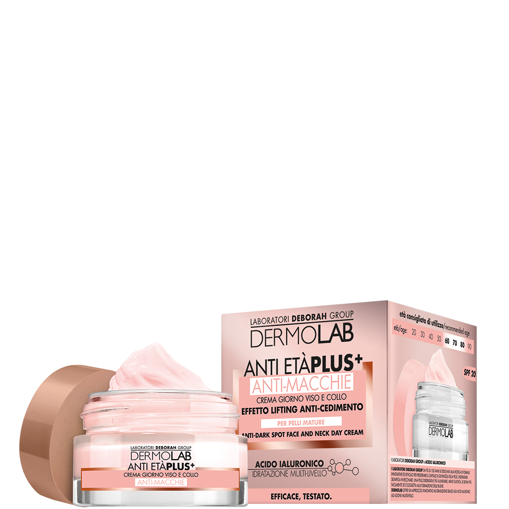 Dermolab Anti Età Plus Crema giorno viso e collo anti-macchie effetto lifting anticedimento