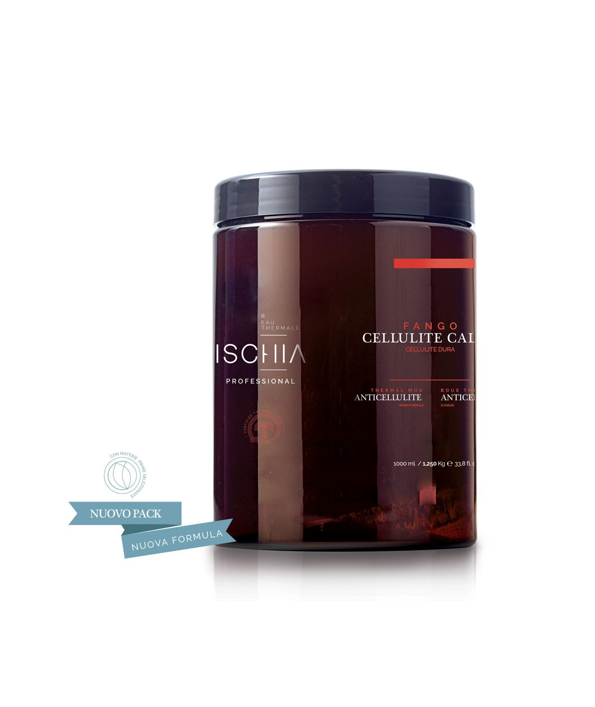 Ischia Eau Thermale Fango Cellulite Caldo 1,250Kg