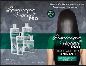 Kit Laminacao Vegan Pro Ricostruzione E Laminazione Retrò Professional