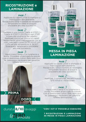 Kit Laminacao Vegan Pro Ricostruzione E Laminazione Retrò Professional