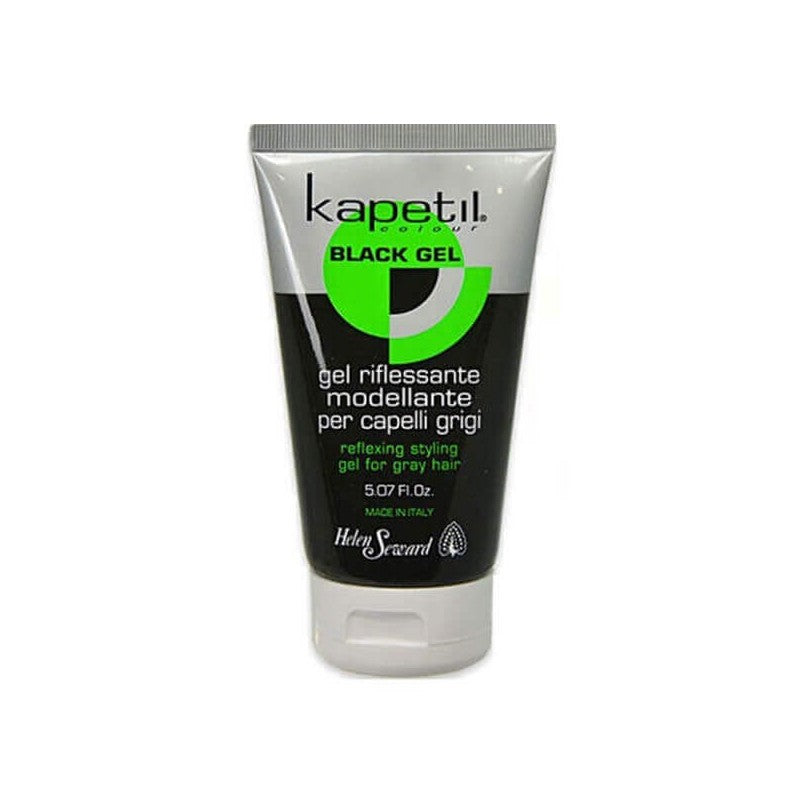 Kapetil Black Gel Modellante Capelli Grigi 150Ml