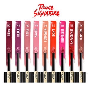 L'Oréal Paris ROUGE SIGNATURE - Rossetto liquido Matte