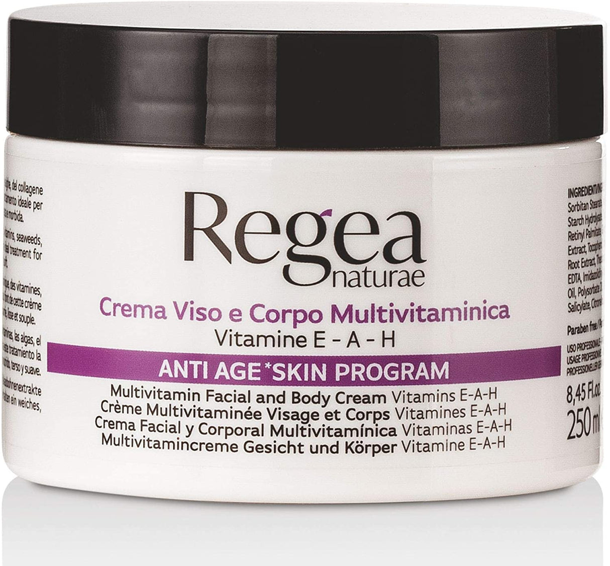 Regea Naturae Crema Viso E Corpo Multivitaminica 250Ml