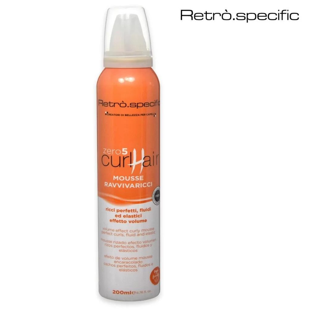 Retro.Specific ZERO5 Curl Hair Mousse Ravvivaricci 200ML