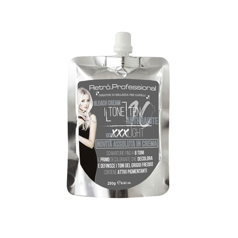Retro’ Professional I Tone Ten Anthracite Decolorante In Crema
