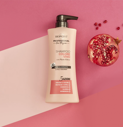 Biopoint Professional Hair Program  Shampoo Colore Vivo 400Ml